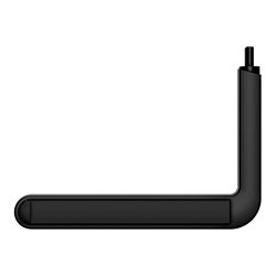 Keuco Toilettenpapierhalter AXESS schwarz matt/schwarz