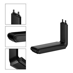 Keuco Toilettenpapierhalter AXESS schwarz matt/schwarz