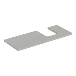 Geberit Waschtisch-Platte One 120x3x47cm, greige/lackiert m, AS re