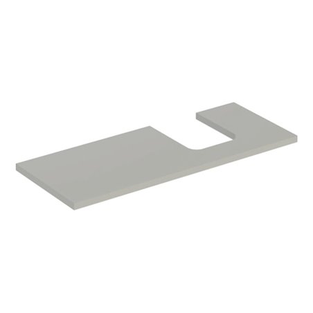 Geberit Waschtisch-Platte One 120x3x47cm, greige/lackiert m, AS re
