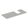 Geberit Waschtisch-Platte One 120x3x47cm, greige/lackiert m, AS re