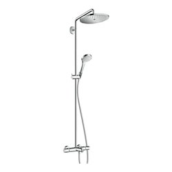 hansgrohe Showerpipe Croma Select S 280 1jet, mit Wannenthermostat, chrom