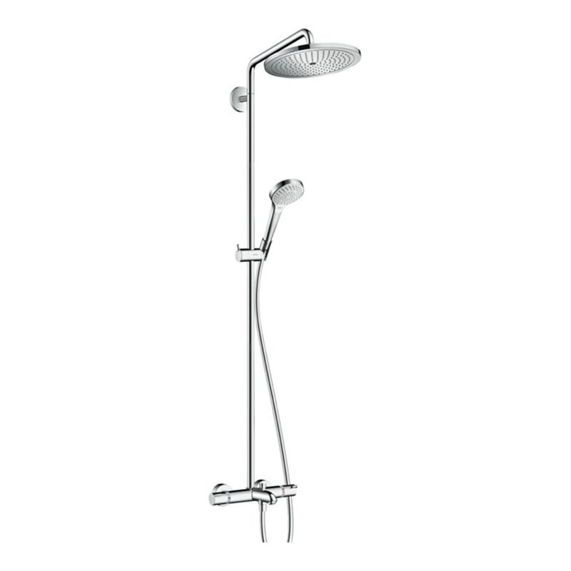 hansgrohe Showerpipe Croma Select S 280 1jet, mit Wannenthermostat, chrom