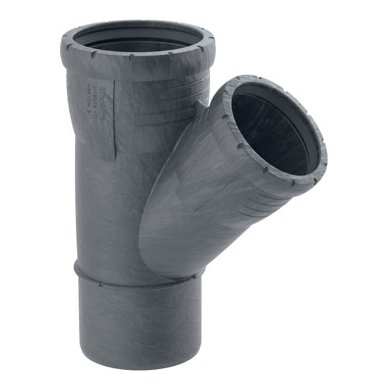 Geberit Abzweig Silent Pro DN 100/90, 45Grad, hochschalldämmend