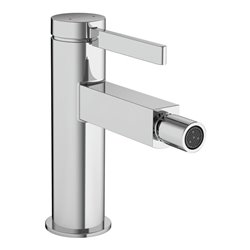 hansgrohe Bidet-Einhebelmischer Finoris mit Push-Open-Ablaufgarnitur, chrom