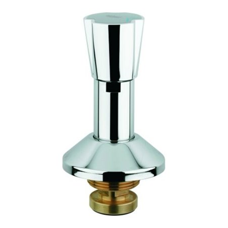 Grohe Oberteil 11516 1 1/4' für UP-Ventile Dreikantgriff blau/rot chrom