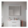 Duravit LED-Spiegel D-Code 2.0 m Steckd. 2 Tür., Lichtf ob, 80x70x14,8cm, we. ma