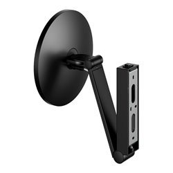 Keuco Kosmetikspiegel beleuchtet iLook_move d 212mm, Schwenk., Wippsch., sw matt