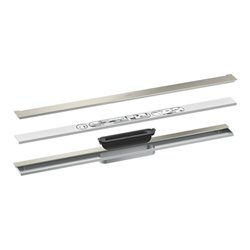 hansgrohe Duschrinne Drain 800mm, FM-Set, z. Wandmont., ES optic