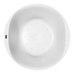 Hoesch Whirlpool iSensi Rund 1500 Monolith System iSensi Weiß, BiCol. Weiß-Grau