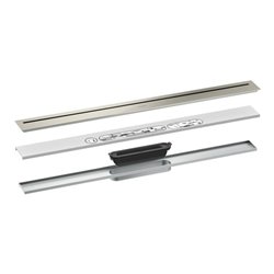 hansgrohe Duschrinne Drain 800mm, FM-Set, frei im Raum, ES optic