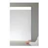 Duravit Lichtspiegel Better 100x70x3,5cm, 16 W, LED, weiß