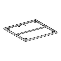Geberit Installationsrahmen Setaplano bis 100cm, für 4 Füße, 90x75x3cm