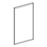 Geberit Lichtspiegel Option Plus 40x70cm, Alu elox., dir./ind. Beleucht.