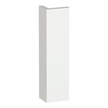 Duravit Korpusblende L-Cube 40x2-10x1,6cm, weiß matt