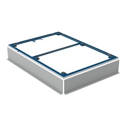 Geberit Installationsrahmen Setaplano über 100cm, für 6 Füße, 170x75x3cm