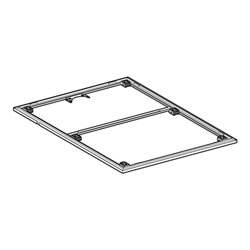 Geberit Installationsrahmen Setaplano über 100cm, für 6 Füße, 170x75x3cm