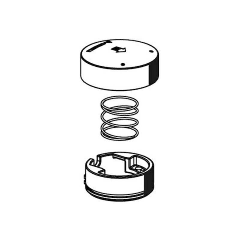 Schell Betätigungsgriff PETIT SC-M Druckfeder, Blendring, chrom