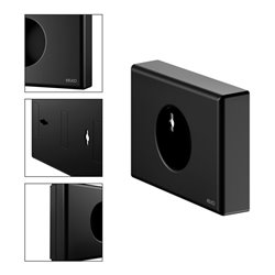 Keuco Hygienebeutel-Spender schwarz matt, ABS-Kunststoff