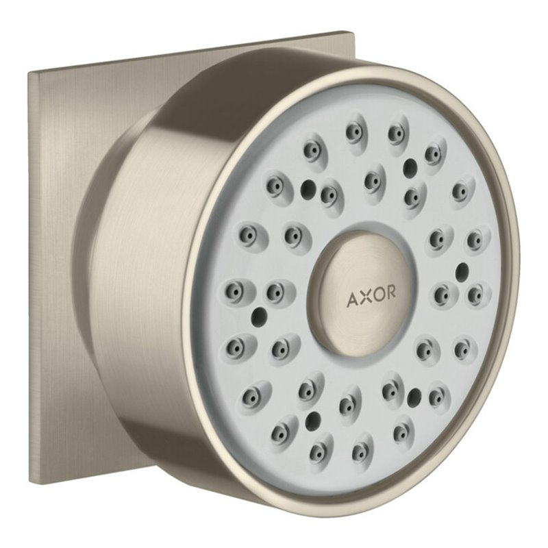 hansgrohe Seitenbrause Axor eck Ros., schwenkb., 1j, brushed nickel