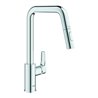 Grohe Einhand-Spültischbatterie Eurosmart 30619 hoher Auslauf Dual Spülbrause chrom