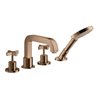 hansgrohe Fertigmontageset Axor Citterio 4-L-BW-Rand-Arm., m Kreuzgr., pol. r gol