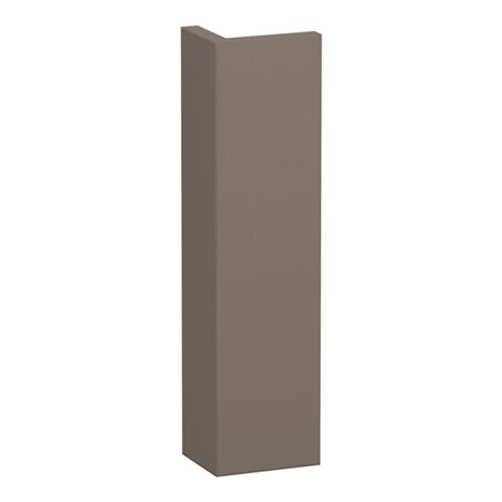 Duravit Korpusblende L-Cube 40x2-10x1,6cm, basalt matt