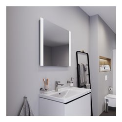 Duravit Lichtspiegel Good 80x70x3,4cm, 22 W, LED, weiß