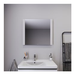 Duravit Lichtspiegel Good 80x70x3,4cm, 22 W, LED, weiß