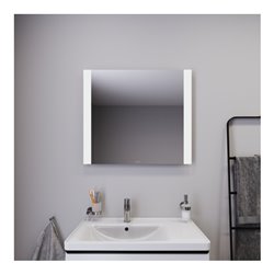 Duravit Lichtspiegel Good 80x70x3,4cm, 22 W, LED, weiß