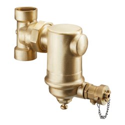 Oventrop Schlammabscheider DN 20, Rp 3/4, PN 16, vert, m Absch., MS