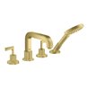 hansgrohe Fertigmontageset Axor Citterio 4-L-BW-Rand-Arm., m Hebelgr., brush. br