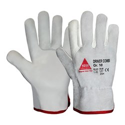 Hase DRIVER COMBI, Montagehandschuh aus Rindnappa-/Rindspaltleder