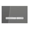Geberit Betätigungsplatte Sigma 50 Pl Glas vsp, Pl/T vc, sq, f 2-Mg-Spül.