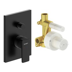 Duravit Fertigmontageset Manhattan UP-WA.-EHM, Umst m aut. Rückst, sw ma