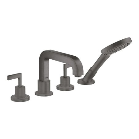 hansgrohe Fertigmontageset Axor Citterio 4-L-BW-Rand-Arm, m HG, brush. bla vc