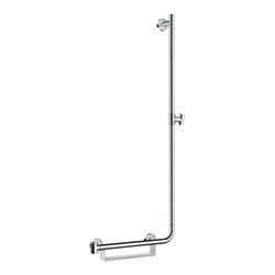 hansgrohe Brausestange Unica Comfort 1100mm, weiß/chrom, rechts
