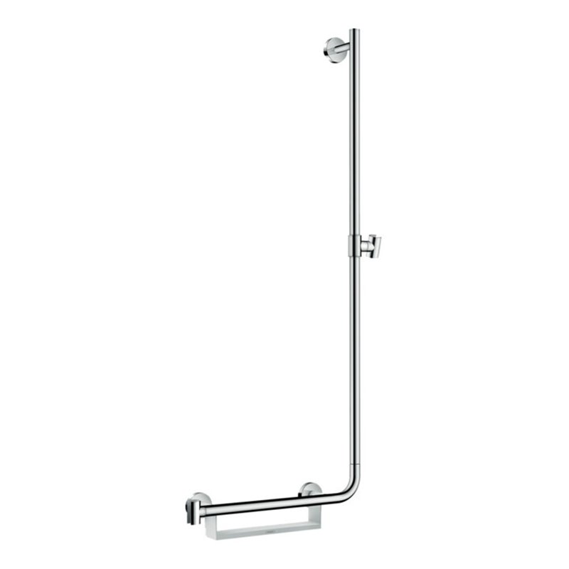 hansgrohe Brausestange Unica Comfort 1100mm, weiß/chrom, rechts