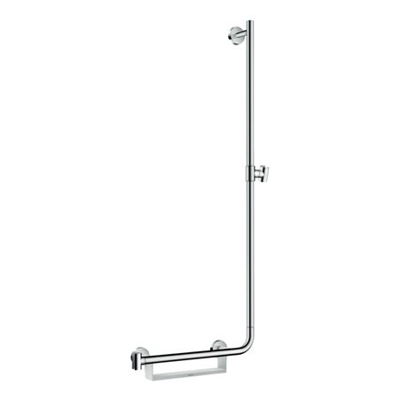 hansgrohe Brausestange Unica Comfort 1100mm, weiß/chrom, rechts