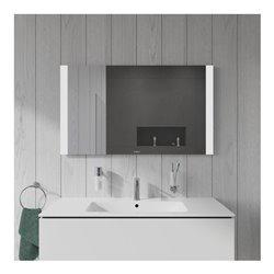 Duravit Lichtspiegel Good 120x70x3,4cm, 22 W, LED, weiß