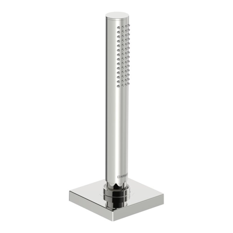 Hansa Fertigmontageset HANSASTILO Wannenr-Handbrause, Rosette eckig, chrom
