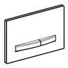 Geberit Betätigungsplatte Sigma 50 Pl c ge, Pl/T verchromt, sq, f 2-Mg-Spül.