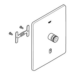 Grohe Abdeckplatte 42447 edelstahl edelstahl