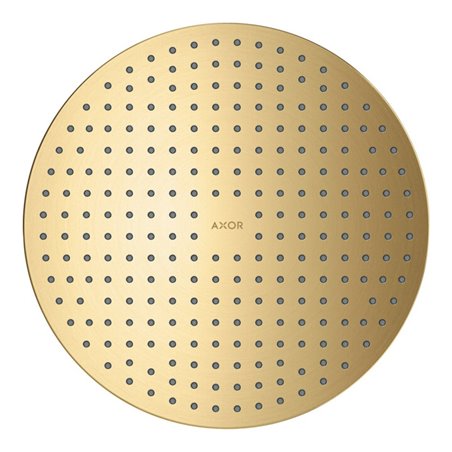 hansgrohe Kopfbrause 300 2jet Axor De., UP-Installation, brushed gold optic