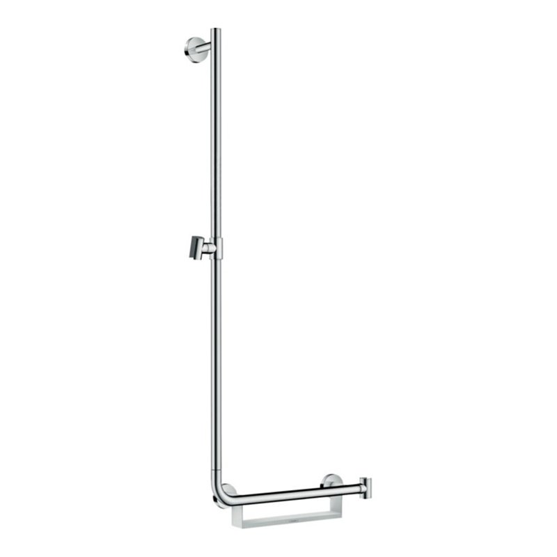 hansgrohe Brausestange Unica Comfort 1100mm, weiß/chrom, links