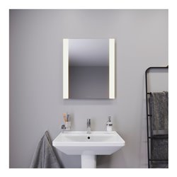 Duravit Lichtspiegel Better 60x70x3,4cm, 22 W, LED, weiß