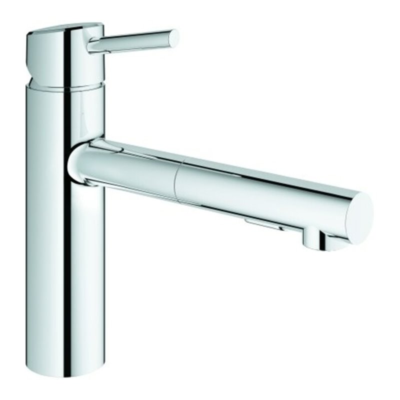 Grohe Spültisch-Einhebelmischer Concetto chr, herausz. Brause, mittelh. Auslauf