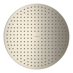 hansgrohe Kopfbrause 300 2jet Axor Decke, UP-Installation, brushed nickel