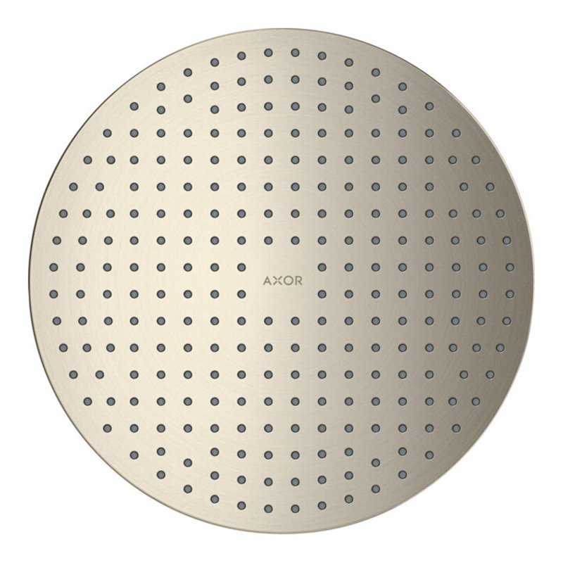 hansgrohe Kopfbrause 300 2jet Axor Decke, UP-Installation, brushed nickel