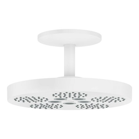 hansgrohe Kopfbrause Axor One mit Deckenanschluss, 2jet, mattweiß